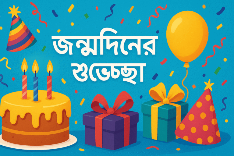 জন্মদিনের শুভেচ্ছা