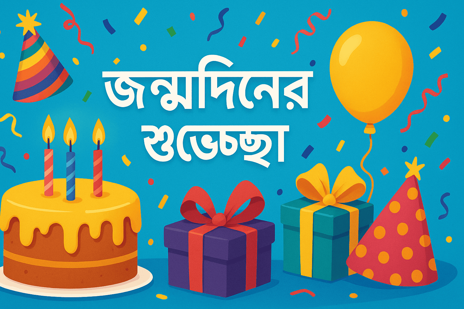 জন্মদিনের শুভেচ্ছা